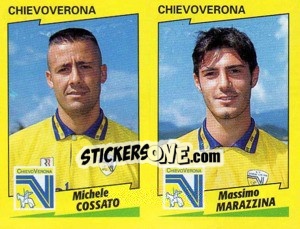 Sticker Cossato / Marazzina  - Calciatori 1996-1997 - Panini