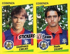 Sticker Circati / Ziliani  - Calciatori 1996-1997 - Panini