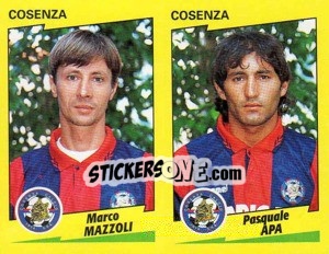 Sticker Mazzoli / Apa  - Calciatori 1996-1997 n. 427 - Panini