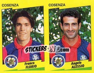 Sticker Florio / Alessio  - Calciatori 1996-1997 - Panini