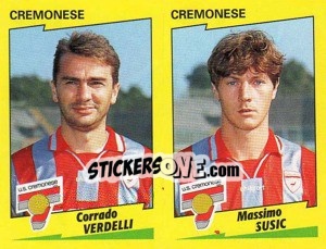 Figurina Verdelli / Susic  - Calciatori 1996-1997 - Panini