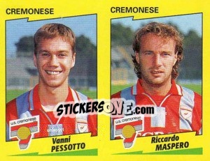 Sticker Pessotto / Maspero  - Calciatori 1996-1997 n. 438 - Panini