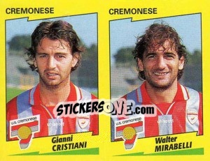 Figurina Cristiani / Mirabelli  - Calciatori 1996-1997 - Panini