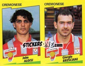 Sticker Aloisi / Bresciani  - Calciatori 1996-1997 n. 440 - Panini