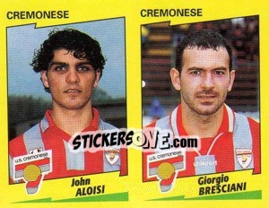 Figurina Aloisi / Bresciani  - Calciatori 1996-1997 - Panini