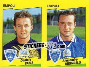 Sticker Balli / Birindelli  - Calciatori 1996-1997 n. 443 - Panini