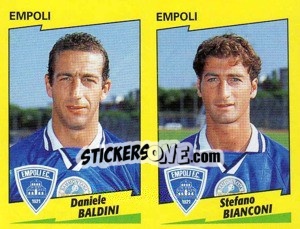 Sticker Baldini / Bianconi  - Calciatori 1996-1997 n. 444 - Panini