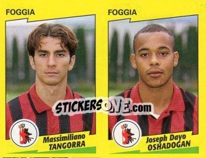 Figurina Tangorra / Oshadogan  - Calciatori 1996-1997 - Panini