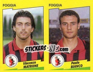 Figurina Matrone / Bianco  - Calciatori 1996-1997 - Panini