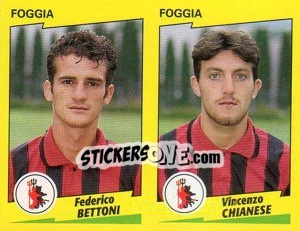 Figurina Bettoni / Chianese  - Calciatori 1996-1997 - Panini