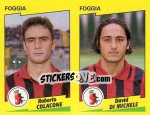 Cromo Colacone / Di Michele  - Calciatori 1996-1997 - Panini