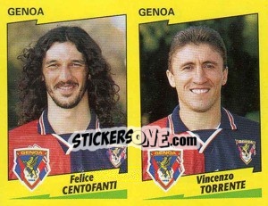 Sticker Centofanti / Torrente  - Calciatori 1996-1997 n. 463 - Panini