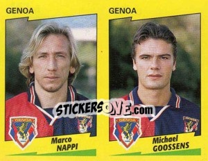 Sticker Nappi / Goosens  - Calciatori 1996-1997 - Panini