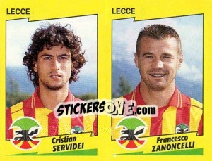 Sticker Servidei / Zanoncelli  - Calciatori 1996-1997 n. 471 - Panini
