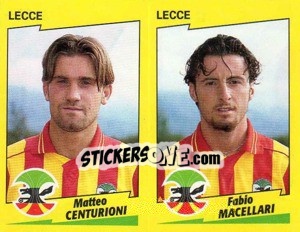 Cromo Centurioni / Macellari  - Calciatori 1996-1997 - Panini