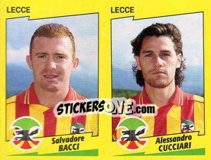 Cromo Bacci / Cucciari  - Calciatori 1996-1997 - Panini