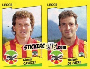 Sticker Cavezzi / De Patre  - Calciatori 1996-1997 n. 474 - Panini
