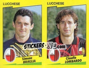 Sticker Braglia / Lombardo  - Calciatori 1996-1997 n. 479 - Panini