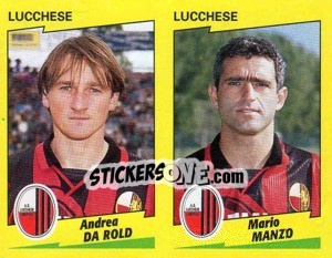 Sticker Da Rold / Manzo  - Calciatori 1996-1997 - Panini