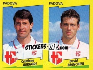 Cromo Bergodi / Bianchini  - Calciatori 1996-1997 - Panini