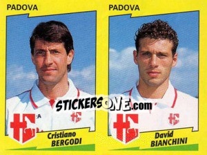 Sticker Bergodi / Bianchini  - Calciatori 1996-1997 n. 489 - Panini