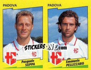 Cromo Suppa / Pellizzaro  - Calciatori 1996-1997 - Panini