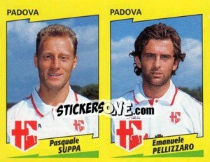 Sticker Suppa / Pellizzaro  - Calciatori 1996-1997 n. 491 - Panini