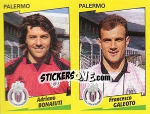 Sticker Bonaiuti / Galeoto  - Calciatori 1996-1997 n. 497 - Panini