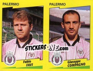 Figurina Favi / Compagno  - Calciatori 1996-1997 - Panini