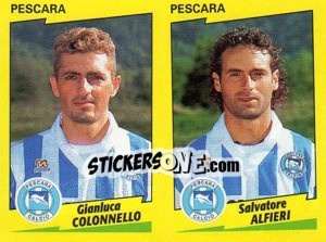 Sticker Colonnello / Alfieri - Calciatori 1996-1997 n. 508 - Panini