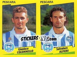 Figurina Colonnello / Alfieri - Calciatori 1996-1997 - Panini