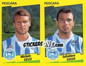 Sticker Gelsi / Sullo  - Calciatori 1996-1997 - Panini
