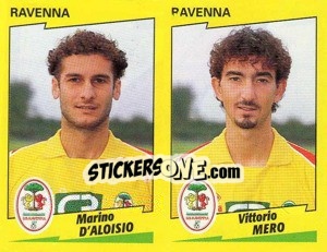 Sticker D'Aloisio / Mero  - Calciatori 1996-1997 n. 516 - Panini