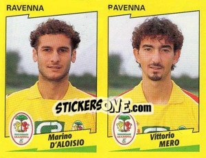 Figurina D'Aloisio / Mero  - Calciatori 1996-1997 - Panini