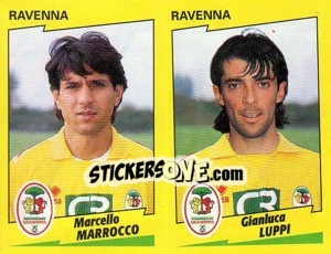 Sticker Marrocco / Luppi  - Calciatori 1996-1997 n. 517 - Panini