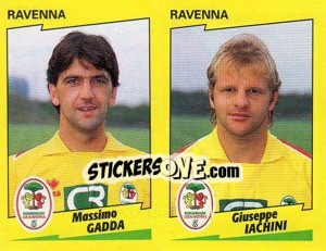 Sticker Gadda / Iachini  - Calciatori 1996-1997 n. 519 - Panini