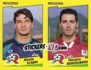 Sticker Scarpi / Montalbano  - Calciatori 1996-1997 n. 524 - Panini