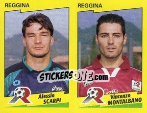 Sticker Scarpi / Montalbano  - Calciatori 1996-1997 - Panini