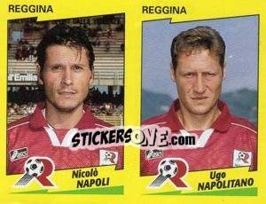 Sticker Napoli / Napolitano  - Calciatori 1996-1997 n. 525 - Panini