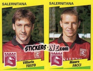 Figurina Tosto / Facci  - Calciatori 1996-1997 - Panini