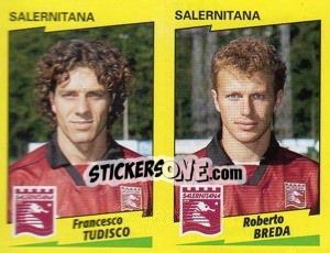 Sticker Tudisco / Breda  - Calciatori 1996-1997 - Panini