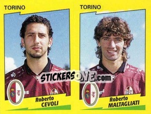 Sticker Cevoli / Maltagliati  - Calciatori 1996-1997 n. 543 - Panini