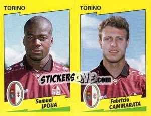 Cromo Ipoua / Cammarata  - Calciatori 1996-1997 - Panini