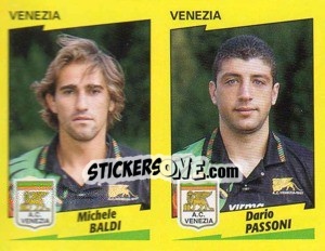 Cromo Baldi / Passoni  - Calciatori 1996-1997 - Panini