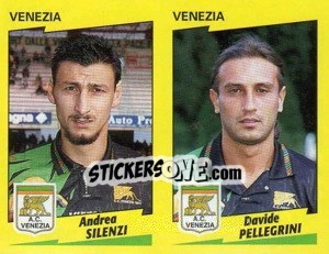 Sticker Silenzi / Pellegrini  - Calciatori 1996-1997 n. 557 - Panini