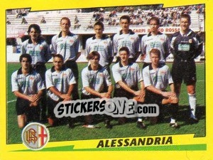 Figurina Squadra Alessandria - Calciatori 1996-1997 - Panini