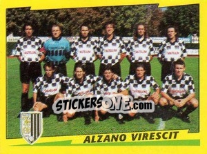 Sticker Squadra Alzano Virescit - Calciatori 1996-1997 - Panini