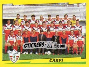Figurina Squadra Capri - Calciatori 1996-1997 - Panini