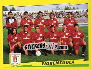 Sticker Squadra Fiorenzuola - Calciatori 1996-1997 - Panini