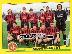 Sticker Squadra Montevarchi - Calciatori 1996-1997 n. 571 - Panini